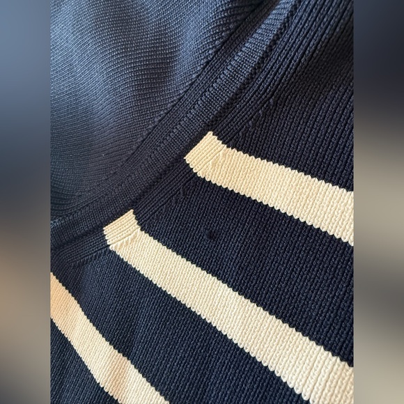 Tuckernuck Navy and White Striped Knit Kirby Top - Picture 9 of 16